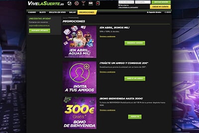 vivelasuerte promociones