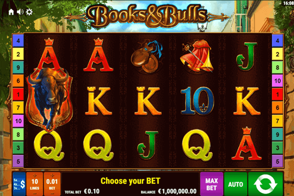 tragaperras Books and Bulls