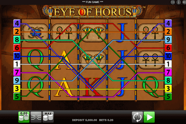 tragaperras Eye of Horus