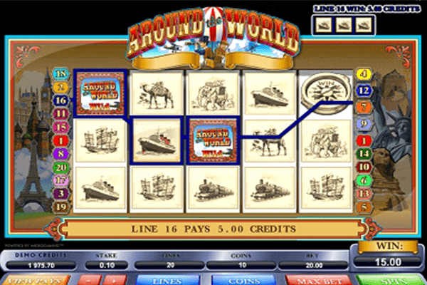 Around the world tragamonedas