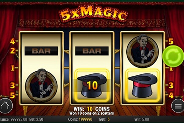 5x Magic tragamonedas