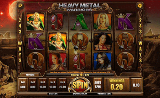 Heavy Metal Warriors tragamonedas