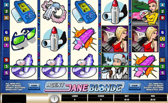 tragaperras Agent Jane Blonde