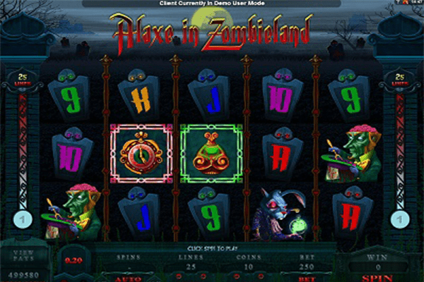 tragaperras Alaxe en Zombieland