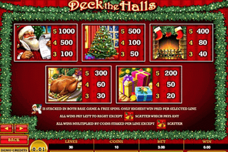 tragaperras Deck the Halls