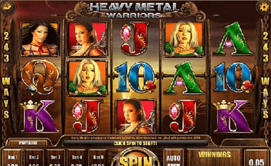 tragaperras Heavy Metal Warriors