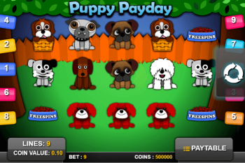 Tragaperras Puppy PayDay