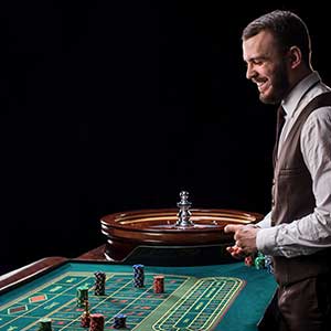 crupier casino en vivo