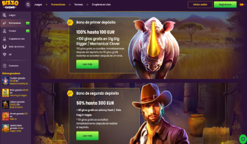 bizzo casino bono