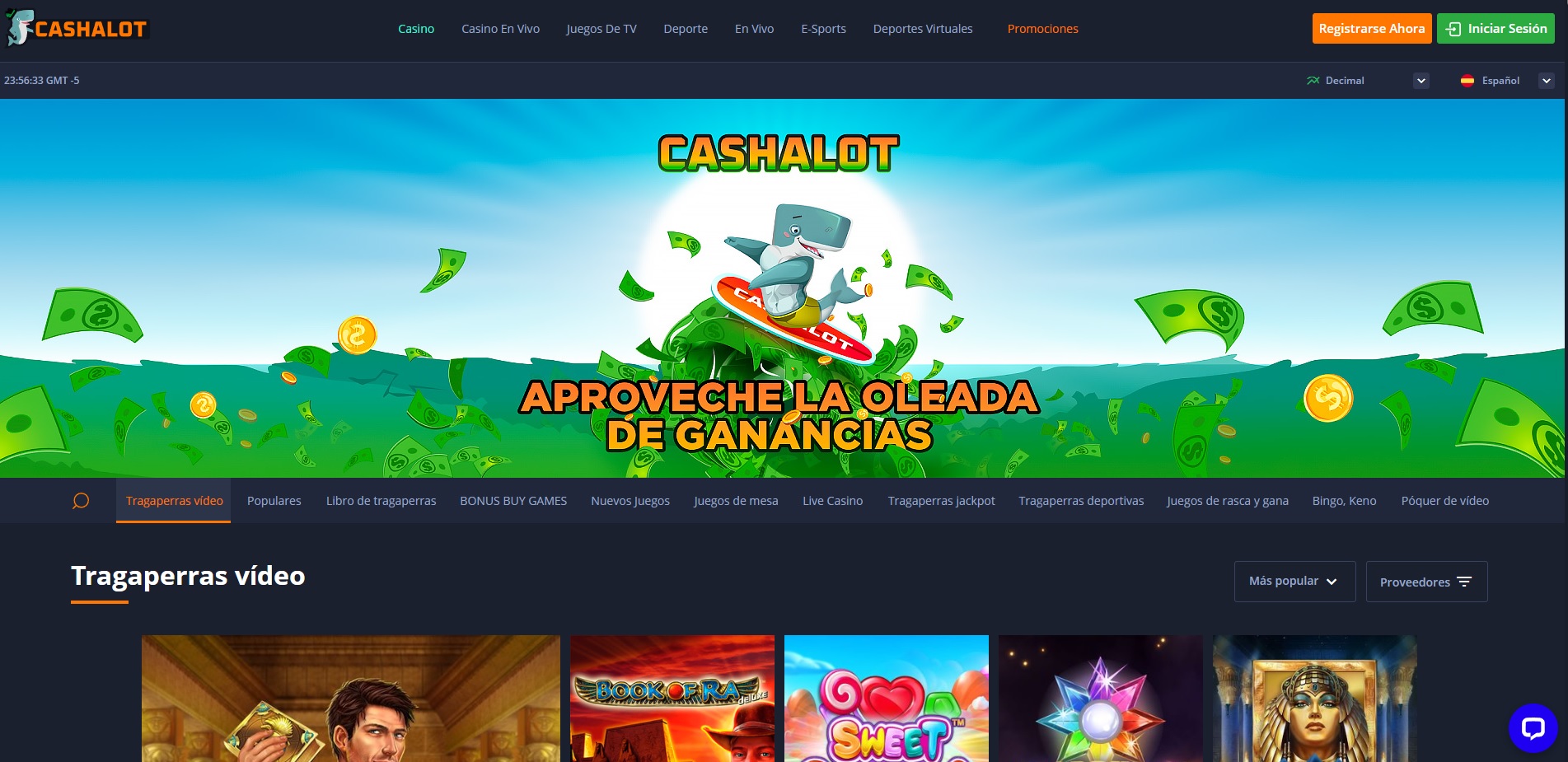 Cashalot casino bono