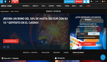 megapari casino promociones