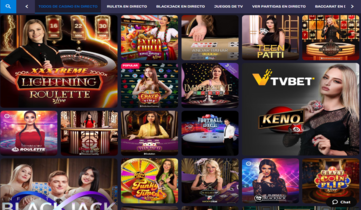 Casino en vivo thrillsy