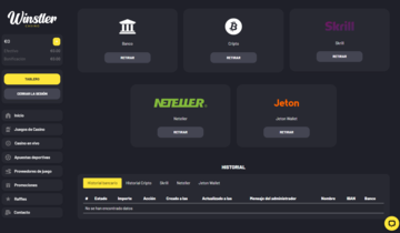 Métodos de pago winstler