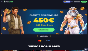 Jokabet paquete bienvenida