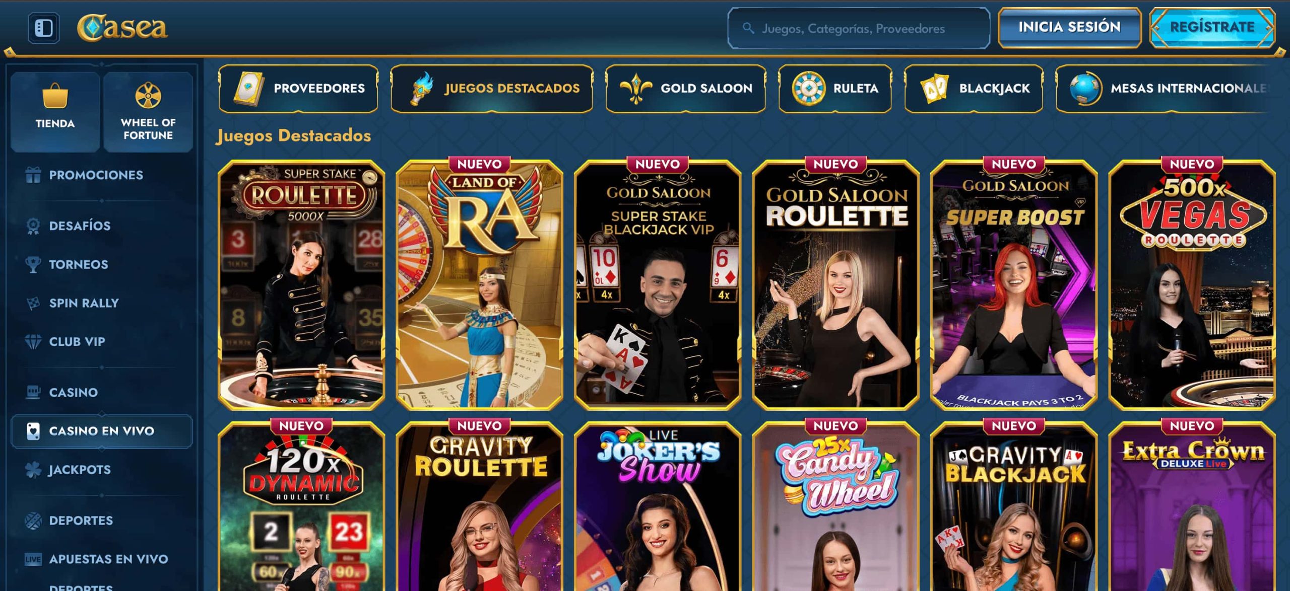 casea casino vivo